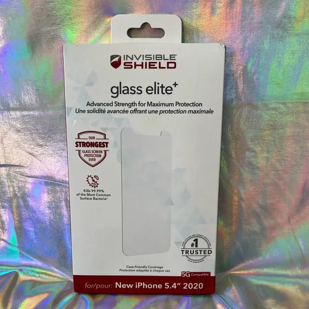 NWT: ZAGG Glass Elite+ Screen Protector for iPhone 12 Mini